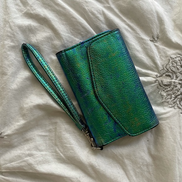 Target Handbags - Mermaid Green and Blue Wristlet